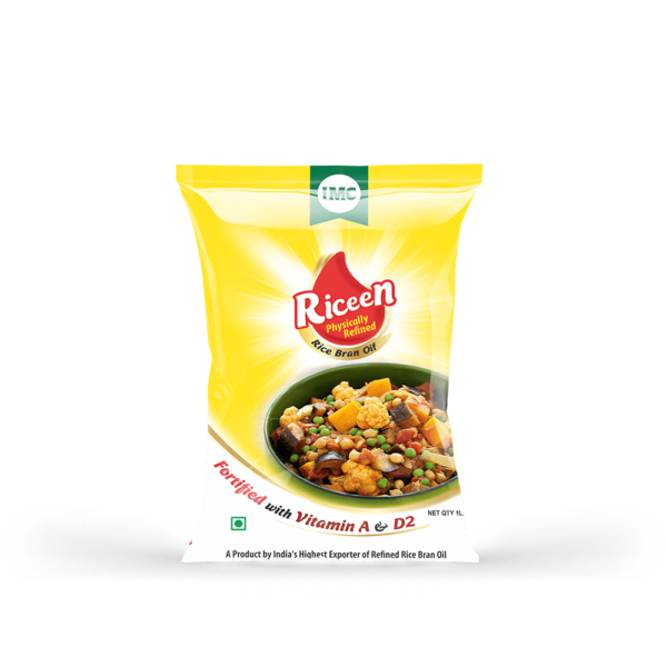 RICEEN (RICE BRAN OIL) 1 LTR POUCH 1 LTR